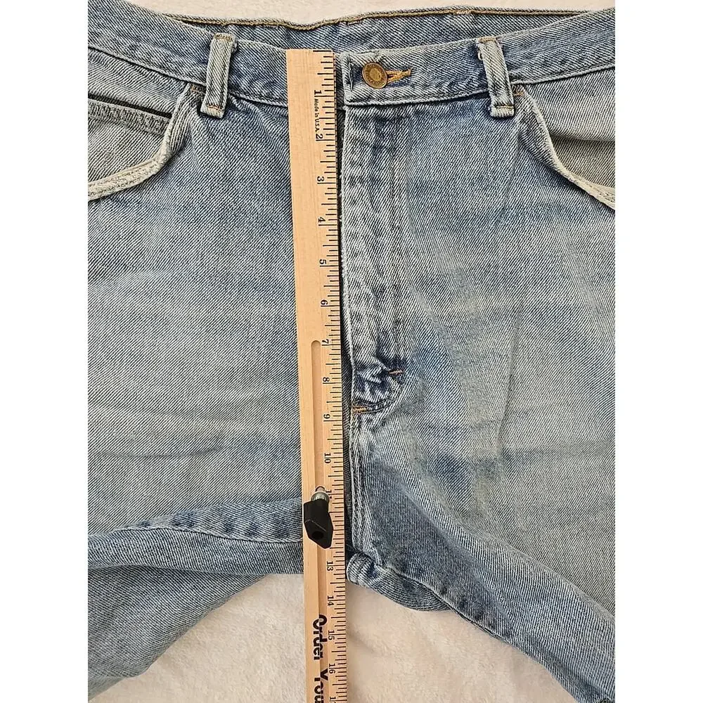 Wrangler Vtg 90s Authentic Western Denim Shorts Mens Sz 36 Jorts Workwear USA